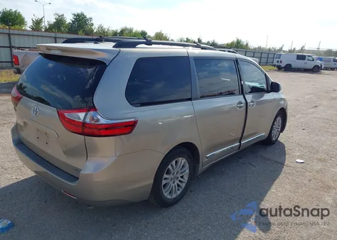 2015 Toyota Sienna Xle 8 Passenger из США, поврежденный, VIN 5TDYK3DC3FS661711